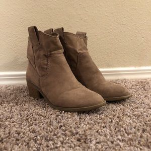Target Tan Booties